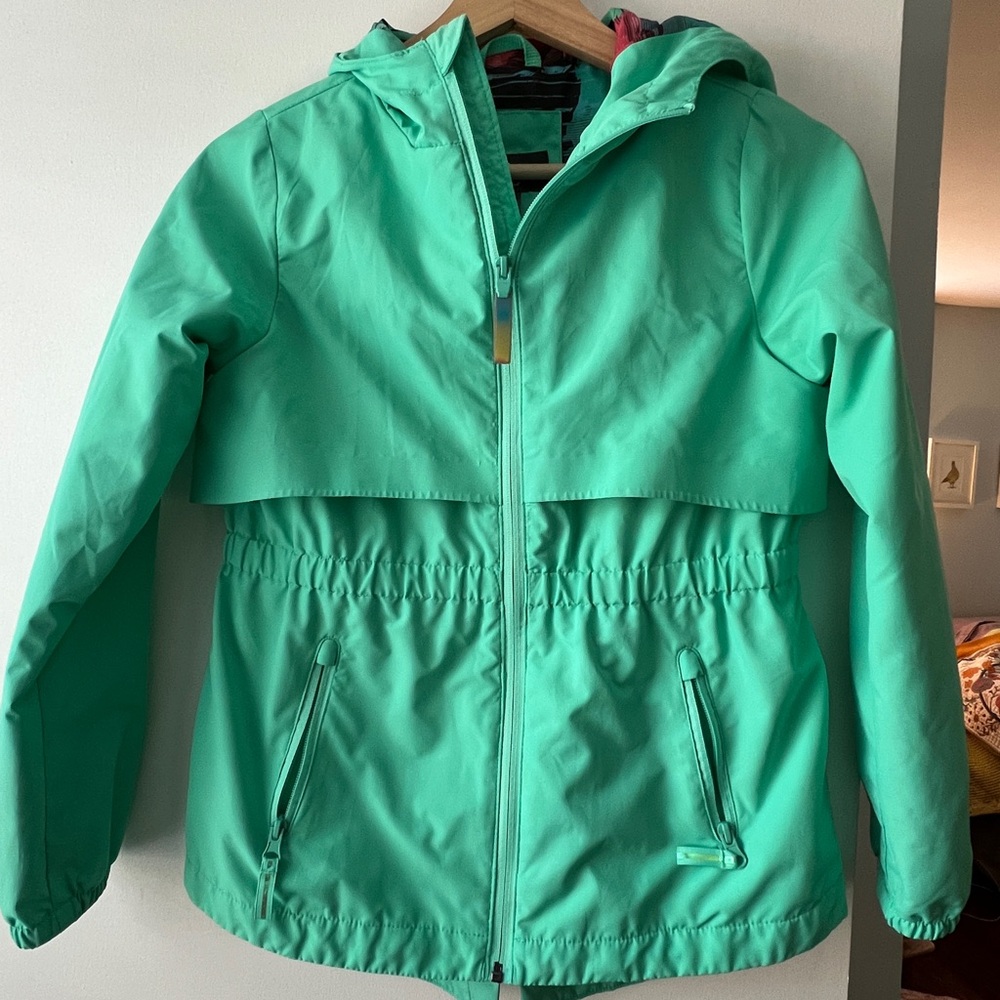 Champion Kids Teal Raincoat M 7/8